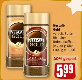 REWE Nescafé kaffee gold Angebot