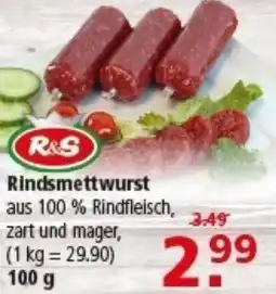 Multi Markt R&S Rindsmettwurst Angebot