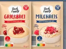Aldi Nord Back Family Süßspeise Angebot