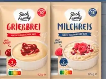 Aldi Nord Back Family Süßspeise Angebot