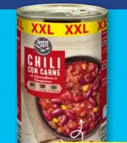 Aldi Nord Speise Zeit Chili con Carne XXL Angebot