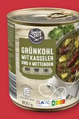Aldi Nord Speise Zeit Grünkohl mit Kasseler und 4 Mettenden Angebot