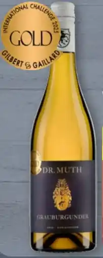 Aldi Nord Weingut Dr. Muth Grauburgunder Angebot