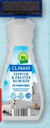 Aldi Nord Clinair Teppich & Polster Reiniger Angebot