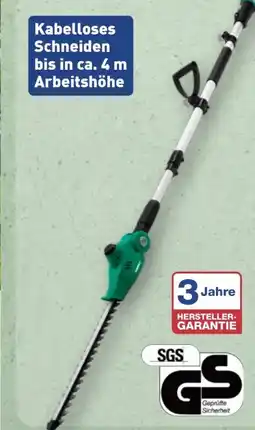 Aldi Nord Ferrex Akku-Teleskop-Heckenschere Angebot