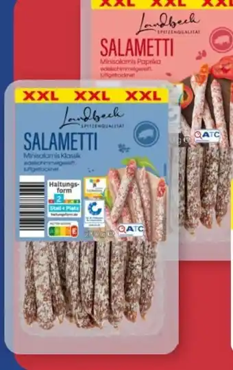 Aldi Nord Landbeck Salametti XXL Angebot