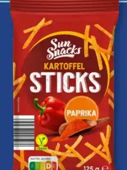 Aldi Nord Sun Snacks Kartoffel Sticks Angebot