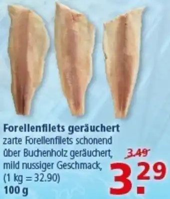 Multi Markt Forellenfilets geräuchert Angebot