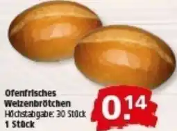 Multi Markt Ofenfrisches Weizenbrötchen Angebot