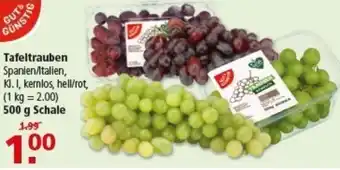 Multi Markt GUT & GÜNSTIG Tafeltrauben Angebot