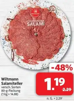 Markant Wiltmann Salamiteller Angebot