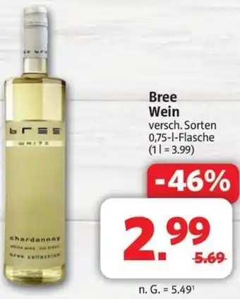 Markant Bree Wein Angebot