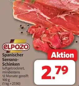 Markant Elpozo Spanischer Serrano Schinken Angebot