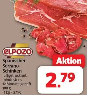 Markant Elpozo Spanischer Serrano Schinken Angebot
