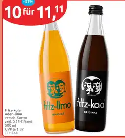 Budni Fritz-kola fritz-limo orange Angebot