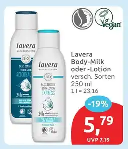 Budni Lavera body-milk reichhaltig Angebot