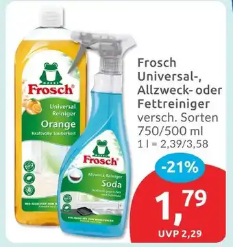 Budni Frosch universal reiniger orange Angebot