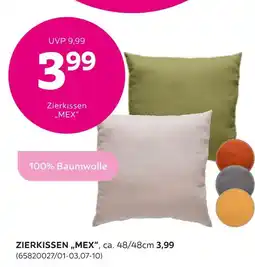 Mömax Zierkissen 'mex' Angebot