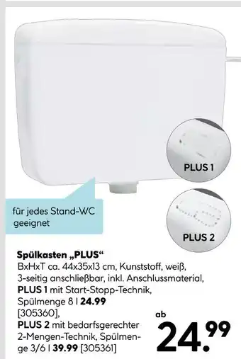 Hellweg Spülkasten plus 1 Angebot