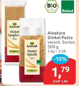 Budni Alnatura dinkel spaghetti Angebot