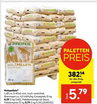 Hellweg Pfeifer holzpellets Angebot