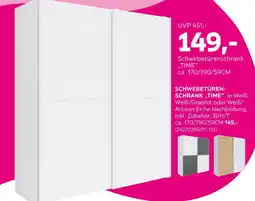 Mömax Schwebetürenschrank time Angebot