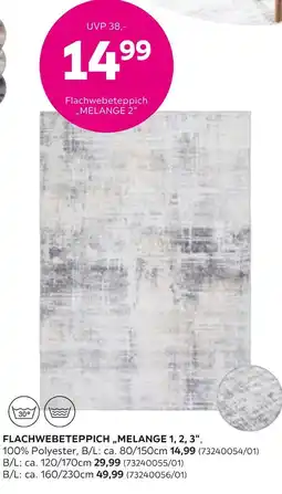 Mömax Flachwebeteppich 'melange 1' Angebot