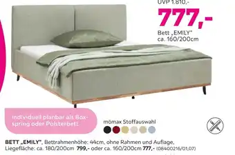 Mömax Mömax bett emily Angebot