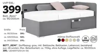Mömax Bett „remi“ Angebot
