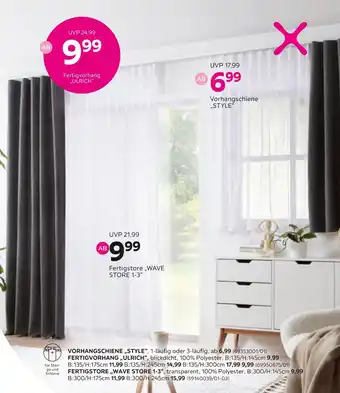 Mömax Vorhangschiene 'style' Angebot