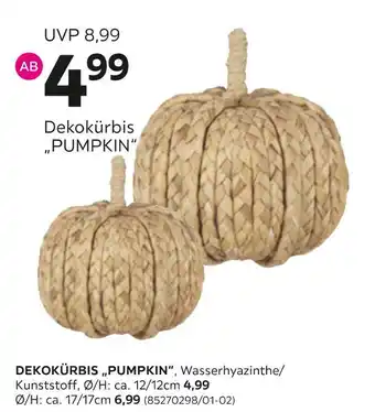 Mömax Dekokürbis 'pumpkin' Angebot