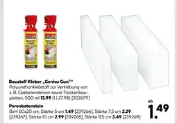 Hellweg Baustoff kleber genius gun Angebot