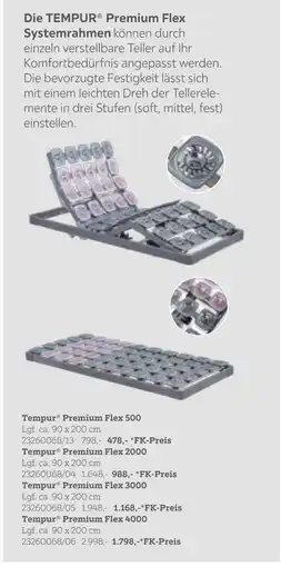 XXXLutz Die tempur premium flex systemrahmen Angebot