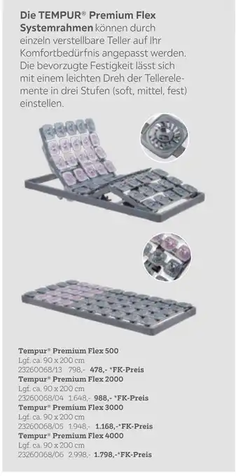 XXXLutz Die tempur premium flex systemrahmen Angebot