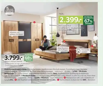 XXXLutz Valnatura drehtürenschrank 6-türig Angebot