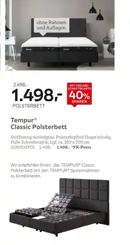 XXXLutz Tempur classic polsterbett Angebot