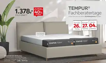 XXXLutz Tempur polsterbett inkl. bettkasten Angebot