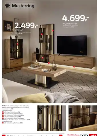 XXXLutz Wohnwand Angebot