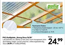 Hellweg Gutta pvc-profilplatte „strong sinus 76/18“ Angebot