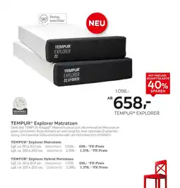 XXXLutz Tempur explorer matratzen Angebot