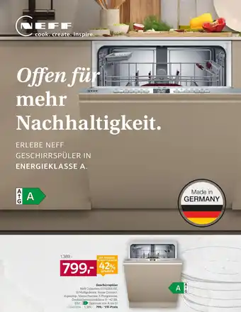 XXXLutz Neff geschirrspüler collection s175ebx15e Angebot