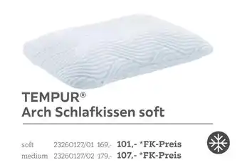 XXXLutz Tempur arch schlafkissen soft Angebot