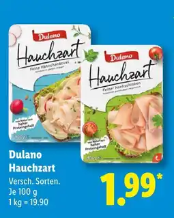 Lidl Dulano hauchzart feine hähnchenbrust Angebot
