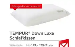 XXXLutz Down luxe schlafkissen Angebot