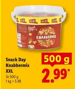 Lidl Snack day knabbermix xxl Angebot
