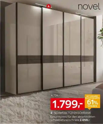 XXXLutz Novel schwebetürenschrank 4-türig Angebot
