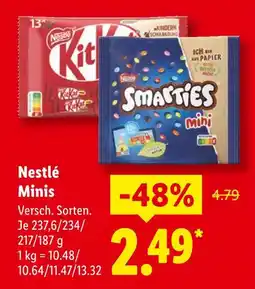 Lidl Nestlé kitkat minis Angebot
