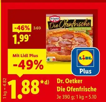 Lidl Dr. oetker die ofenfrische salami Angebot