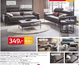 XXXLutz Leder-sofa 3-sitzig Angebot