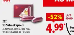 Lidl Isi 10 sahnekapseln Angebot